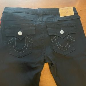 True religion black jeans size 32